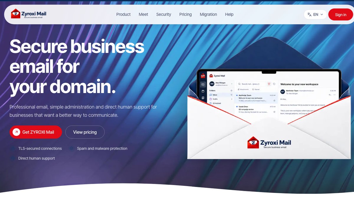 Secure Business Email Platform